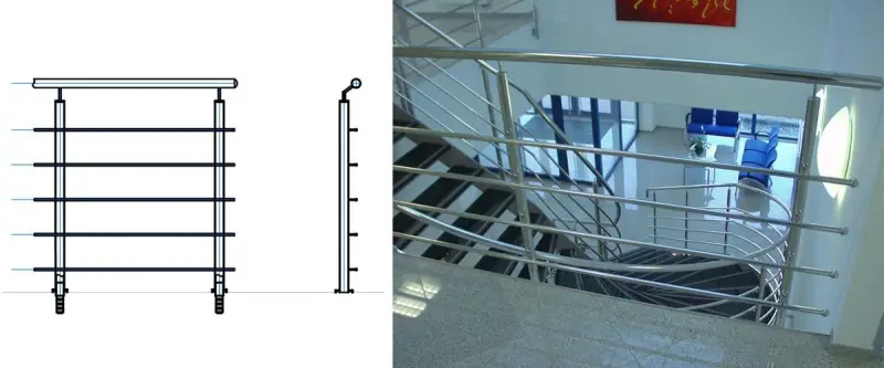 Stainless Steel Railing Variants