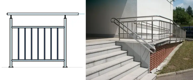 Stainless Steel Railing Variants