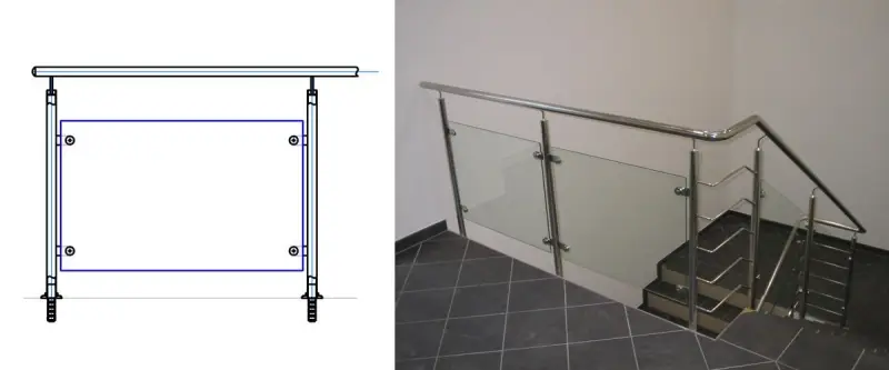 Stainless Steel Railing Variants