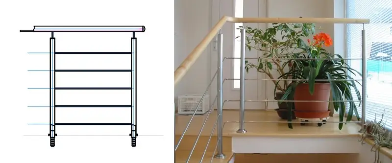 Stainless Steel Railing Variants