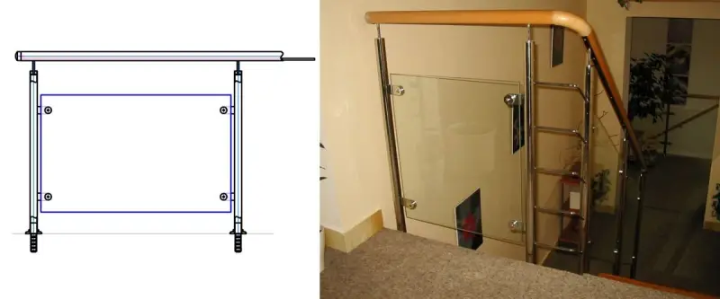 Varianty nerezového zábradlí