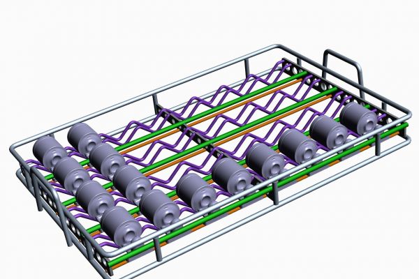 3D model nerezové paletky
