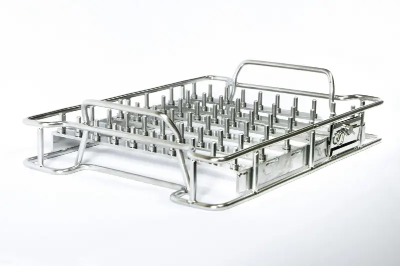 Nerezové paletky a koše